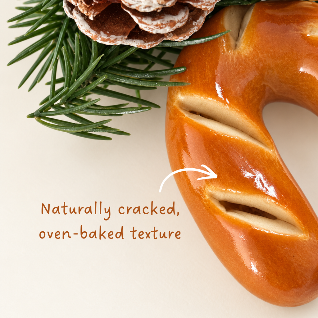 Candy Sticks — Handmade Real Bread Christmas Ornaments