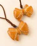 Golden Bow Bread Bag Charm — Handmade Real Bread