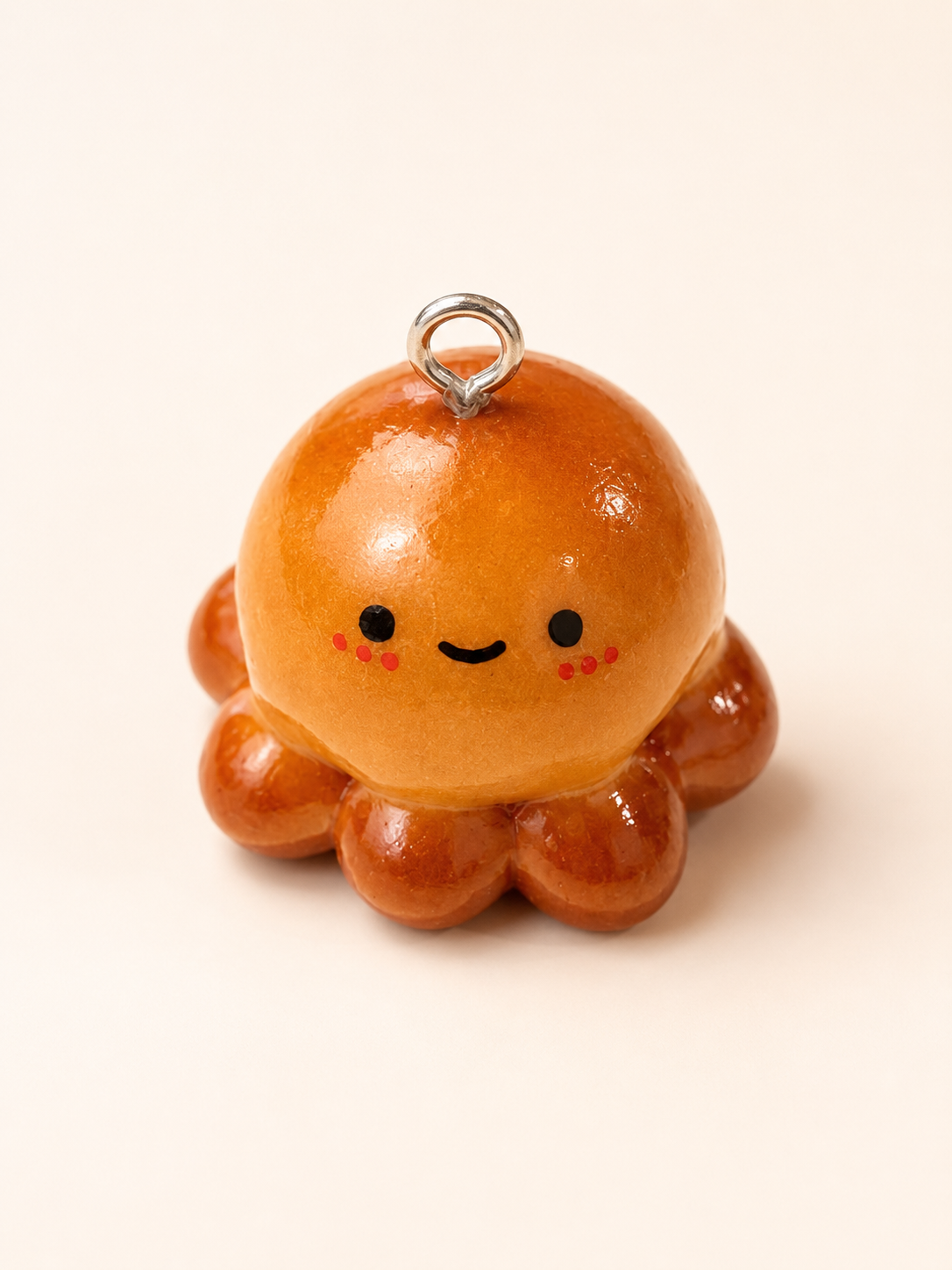 Octo Dough Charm — Handmade Real Bread Bag Charm