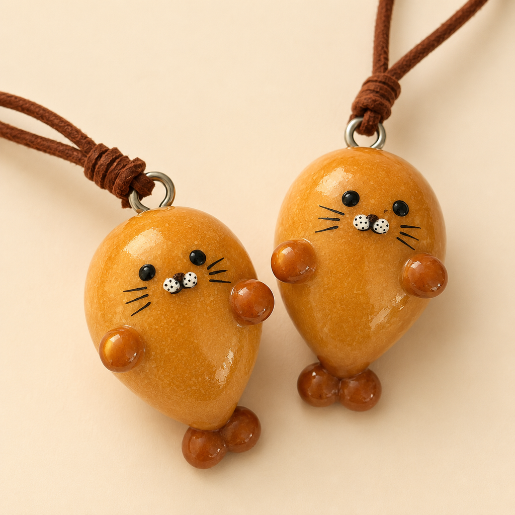 Little Seal Bread Bag Charm — Handmade Real Bread Art