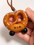 Sweet & Savoury Pretzel Pals — Handmade Real Bread Bag Charm & Magnet