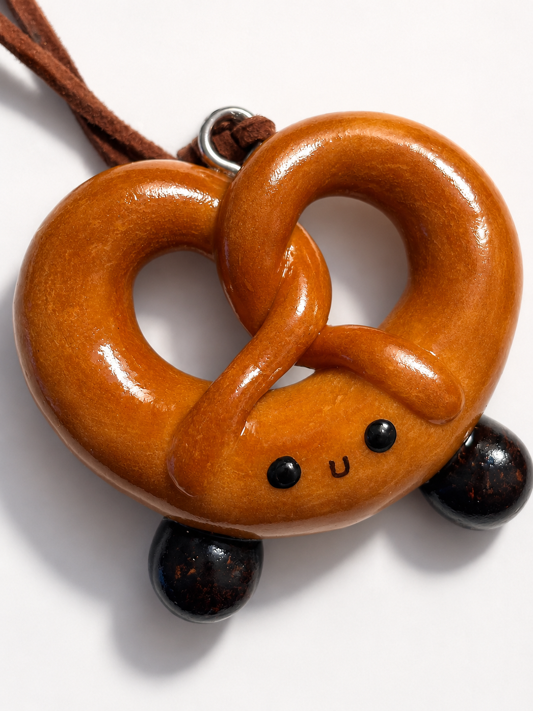 Sweet & Savoury Pretzel Pals — Handmade Real Bread Bag Charm & Magnet